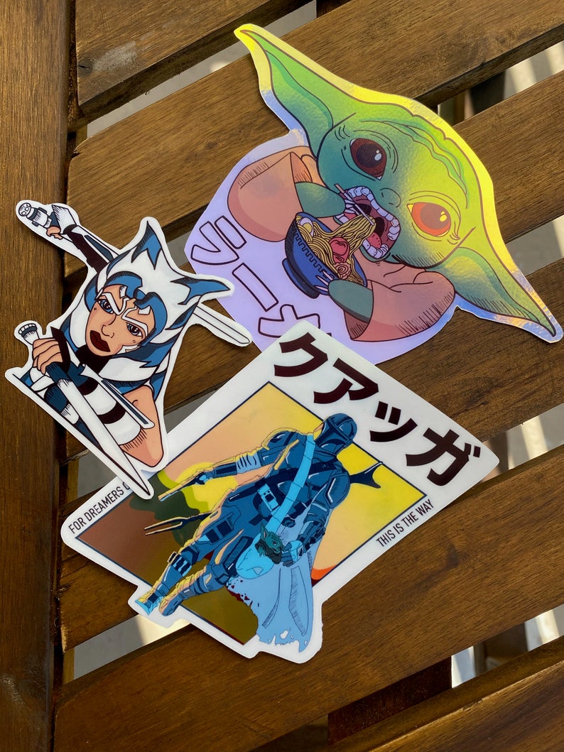 Mando Trio Sticker Pack