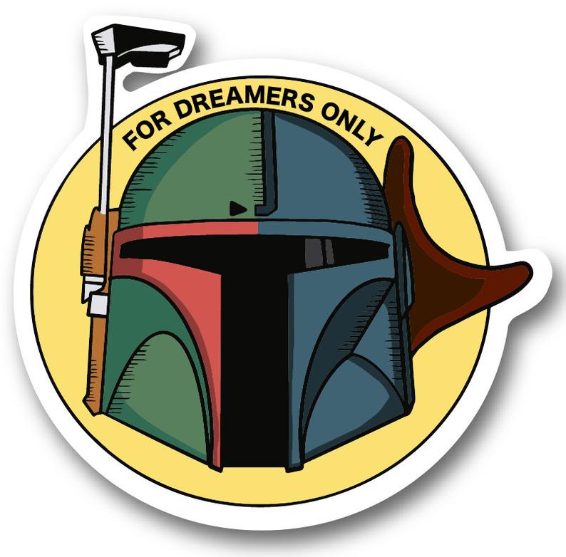 Bounty Hunters 50/50 Sticker